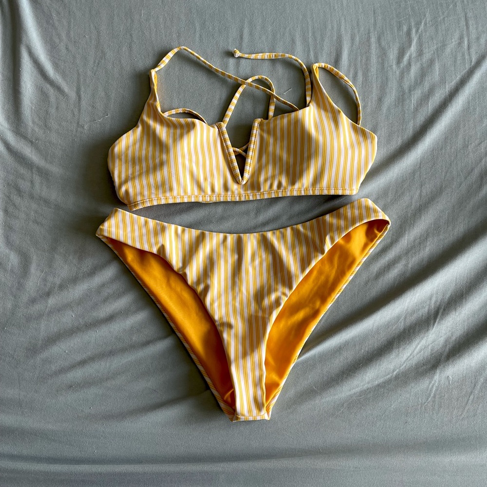 Zaful yellow bikini